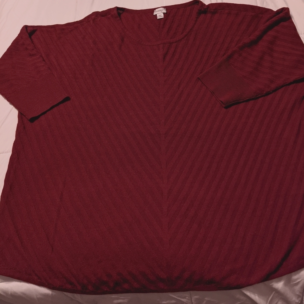 (1) Maroon & (1) Dark Green 3X Sweaters